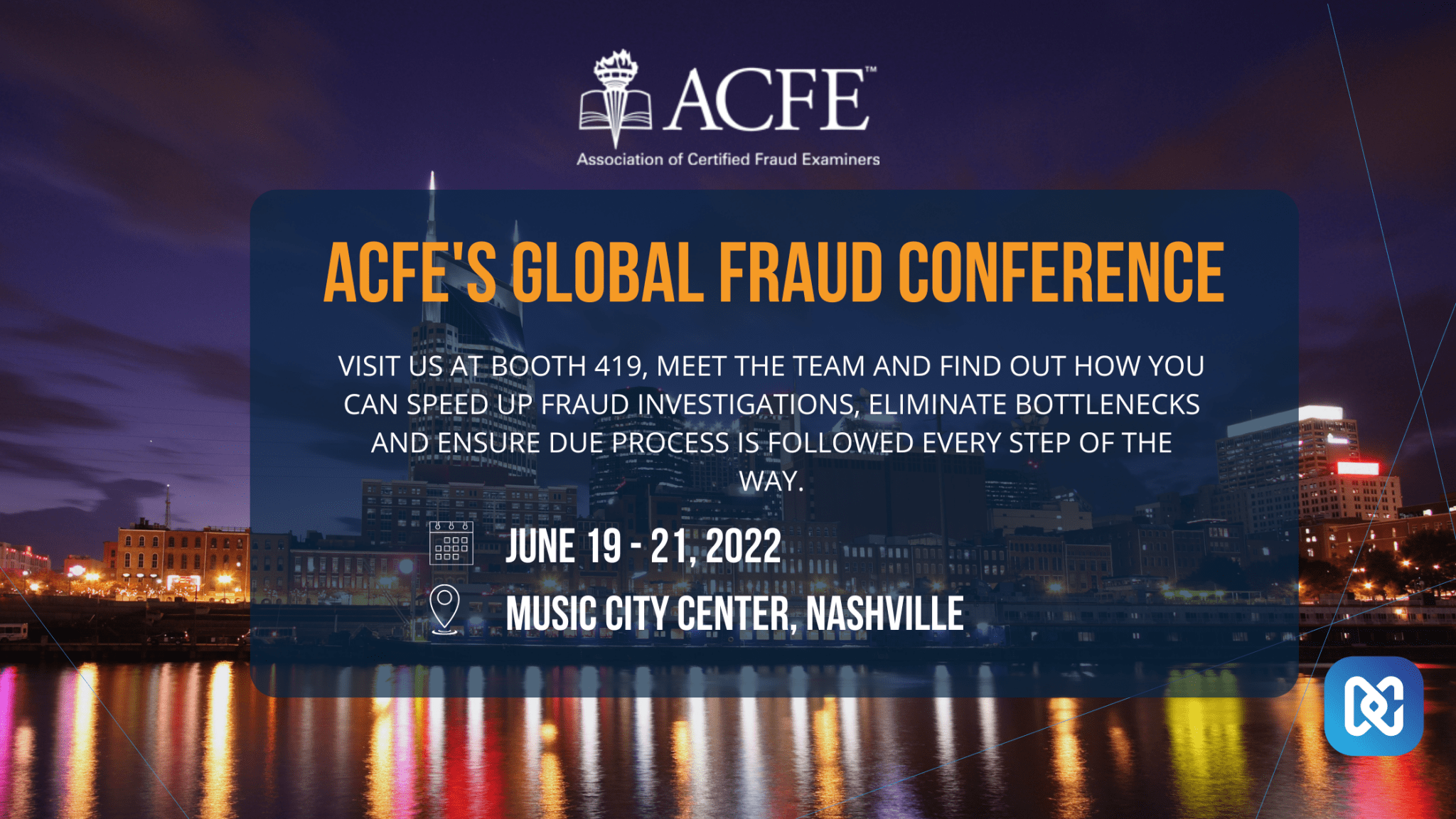 ACFE Global Fraud Conference, Nashville (1921 June 2022) Detego Global