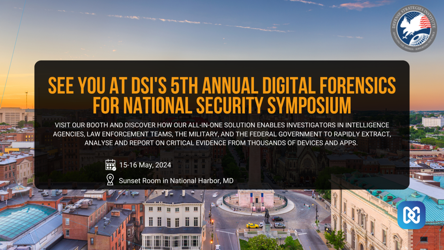 DSI’s 5th Annual Digital Forensics for National Security Symposium in